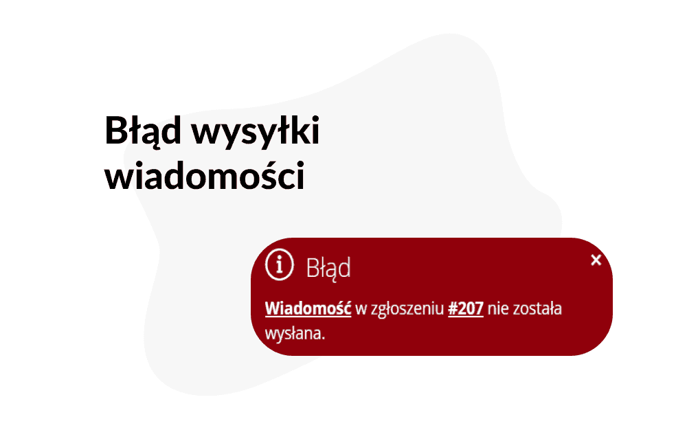 Komunikat o błędzie