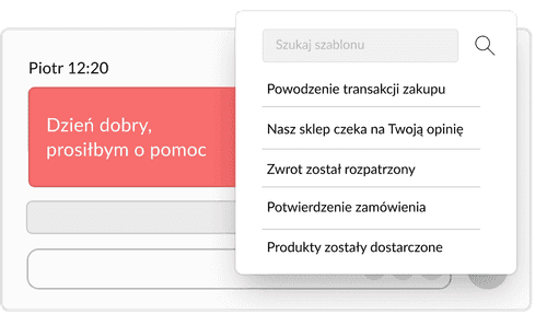 Szablon odpowiedzi