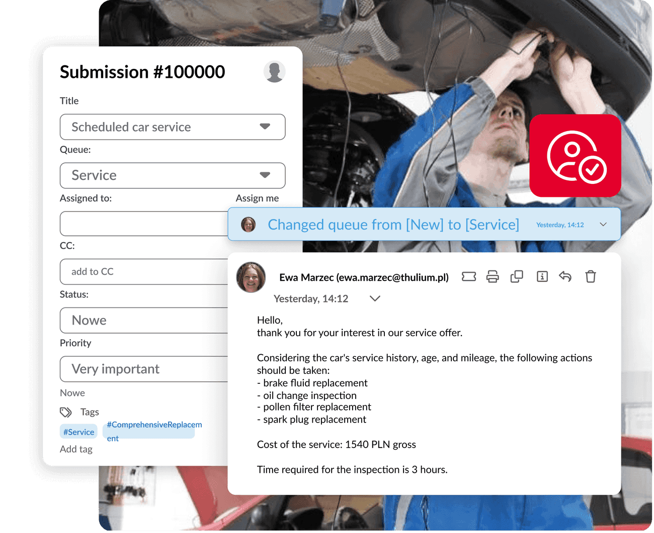 Eine Plattform für den Salon und den Service