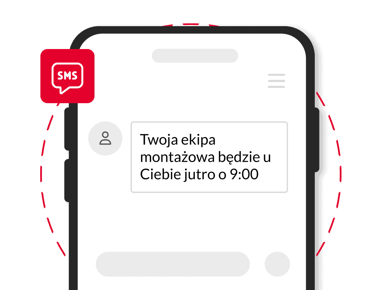Obsługa akcji serwisowych i przypomnienia SMS