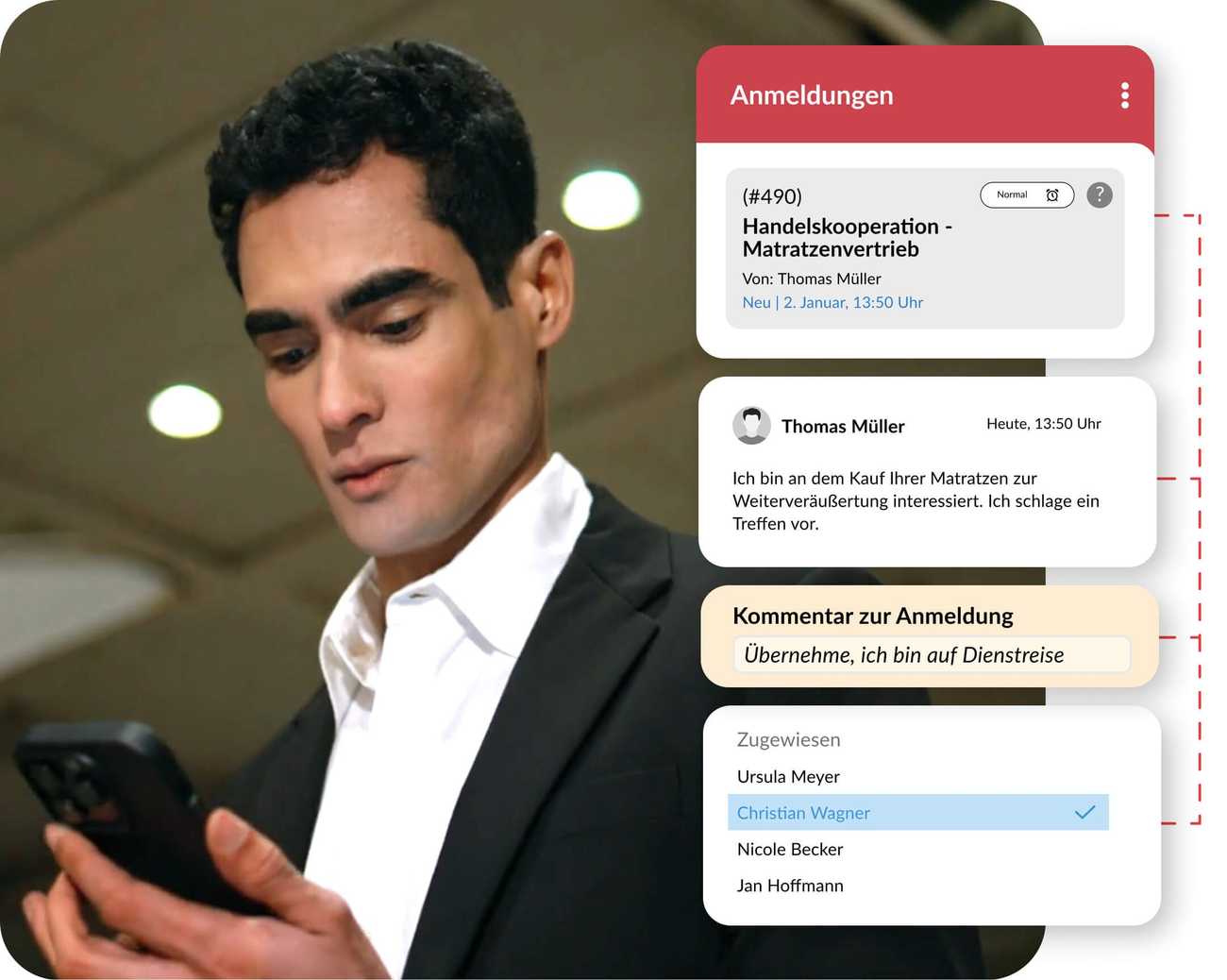 Mobilny helpdesk on the go
