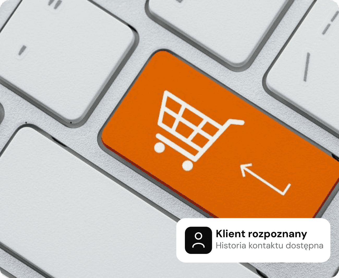 Klient rozpoznany w systemie