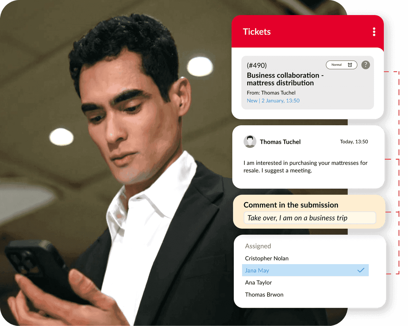 Mobile helpdesk on the go